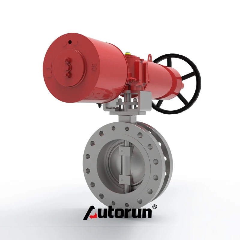 Pneumatic Flanged Butterfly Valve