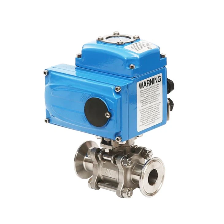 Electric Three Piece Ball Valve
