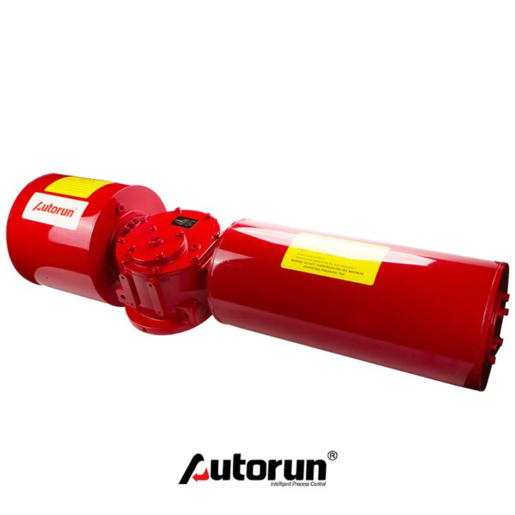 Actuador neumático tipo yugo escocés de alta resistencia de efecto simple