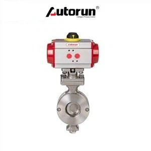 Pneumatic Hard Seal To Clip Butterfly Valve