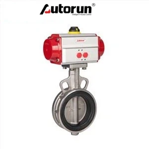 Pneumatic Stainless Steel Wafer Butterfly Valve