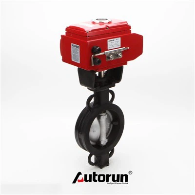 Actuador eléctrico para válvula de mariposa