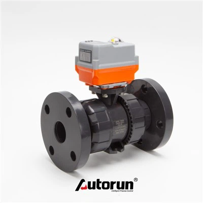 Odl Electric PVC Plastic Ball Valve Odl Electric PVC Plastic Ball Valve