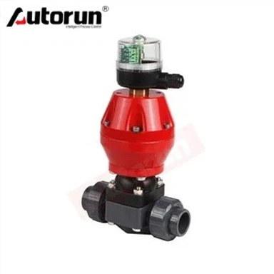 Válvula de diafragma neumática UPVC